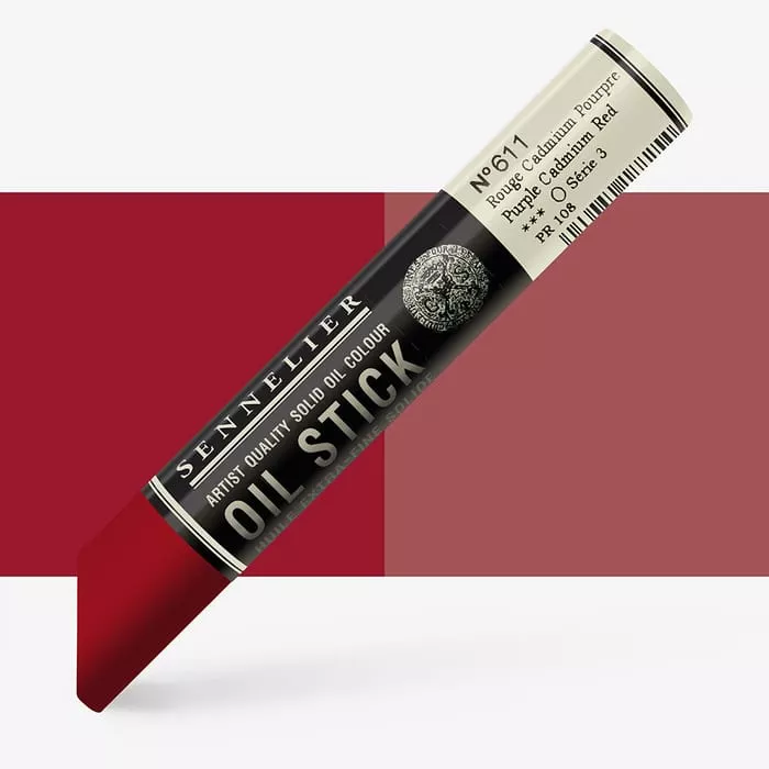 Oil Stick Sennelier 38ml - varianty - Oil stick Medium size S3 - 611 Purple cadm. red