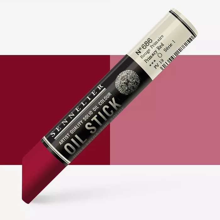 Oil Stick Sennelier 38ml - varianty - Oil stick Medium size S3 - 686 Primary red