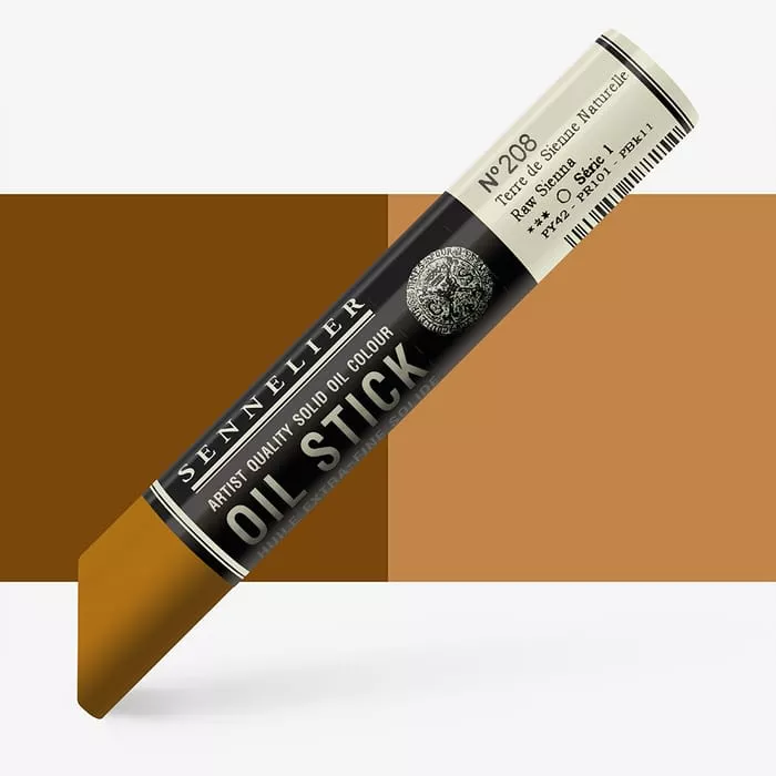Oil Stick Sennelier 38ml - varianty - Oil stick Medium size S1 - 208 Raw sienna