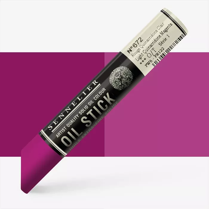 Oil Stick Sennelier 38ml - varianty - Oil stick Medium size S1 - 672 L. Quin. Magenta