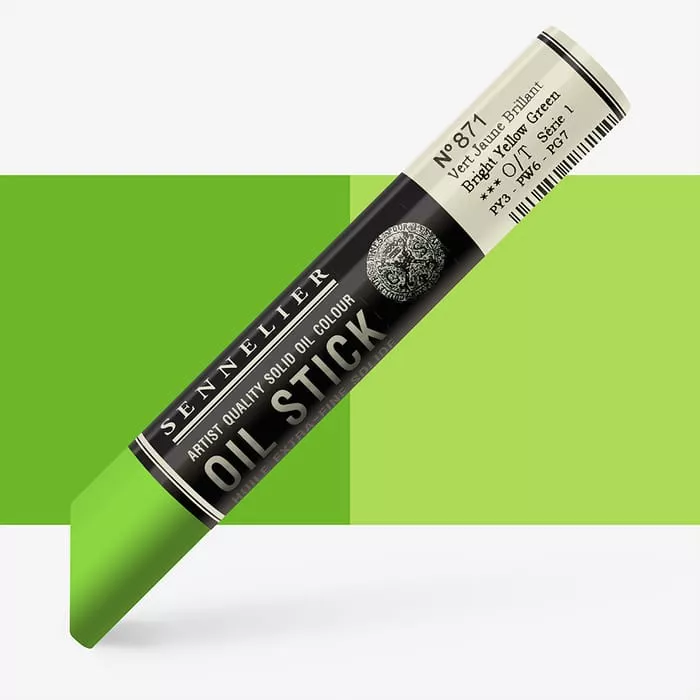 Oil Stick Sennelier 38ml - varianty - Oil stick Medium size S1 - 871 Bright Yellow Green