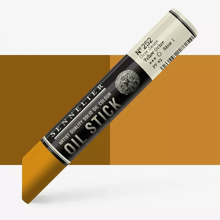 Oil Stick Sennelier 38ml - varianty - Oil stick Medium size S1 - 252 Yellow ochre