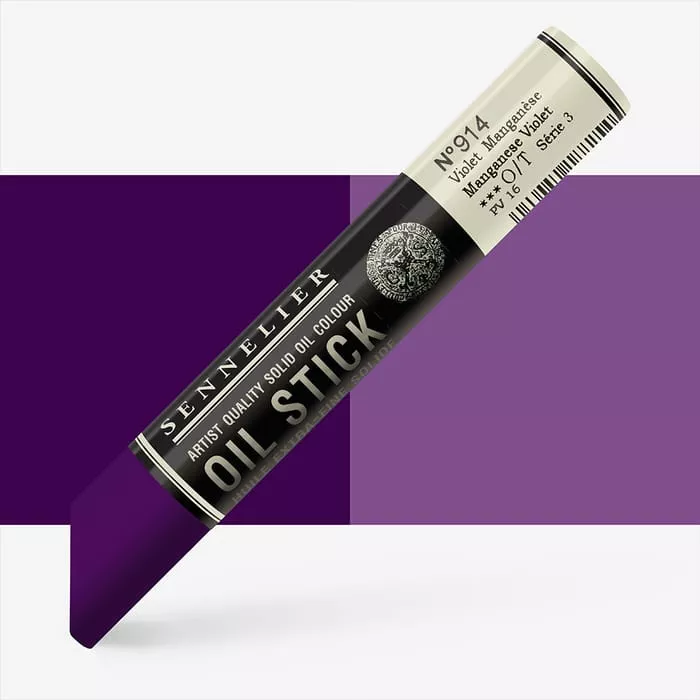 Oil Stick Sennelier 38ml - varianty - Oil stick Medium size S3 - 914 Mangan. Violet