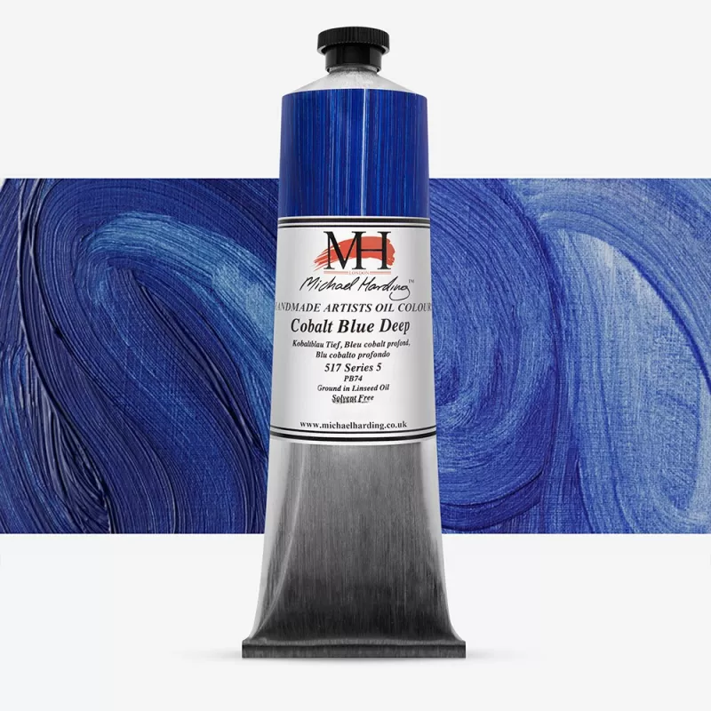 Olejové barvy Michael Harding 40ml - varianty 10 nových odstínů - Cobalt Blue Deep 517 NEW