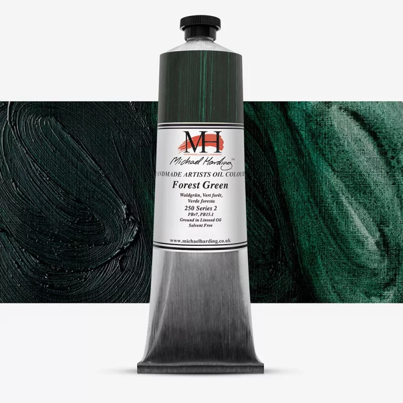 Olejové barvy Michael Harding 40ml - varianty 10 nových odstínů - Forest Green 250 NEW