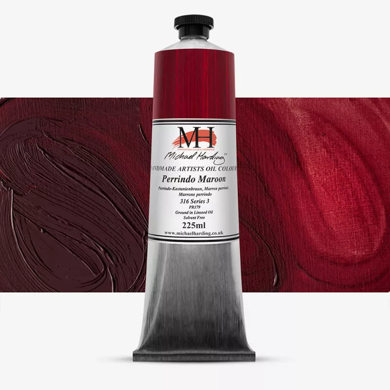 Olejové barvy Michael Harding 40ml - varianty 10 nových odstínů - Perrindo Maroon 316 NEW