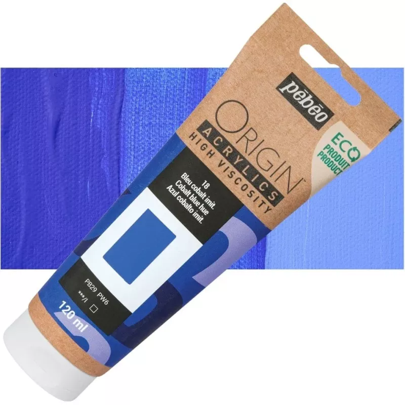 ORIGIN Acrylics (Pébéo) 120ml - varianty - 18 Cobalt Blue Hue Pebeo