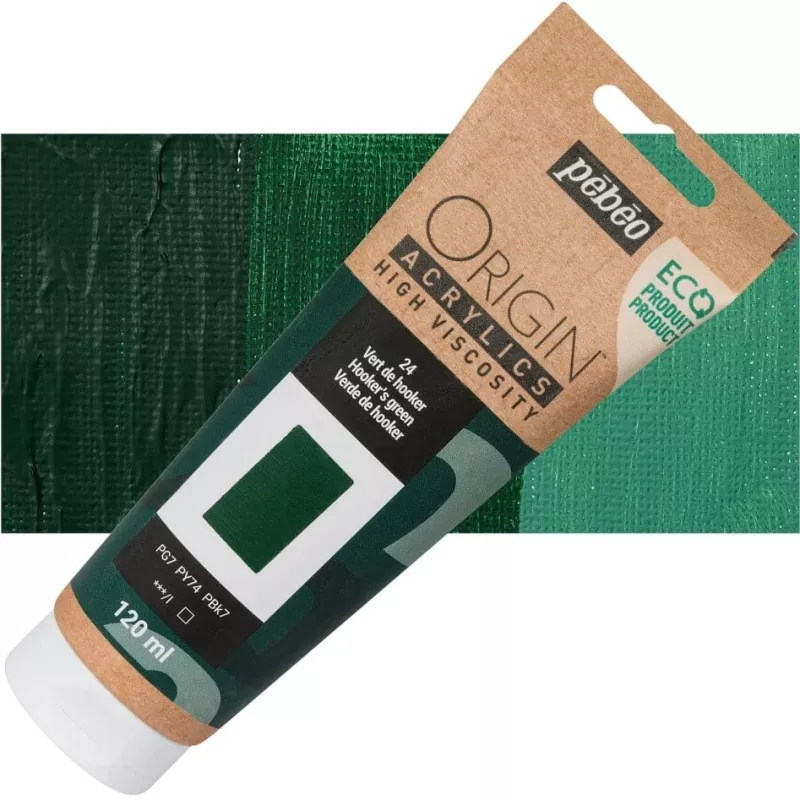 ORIGIN Acrylics (Pébéo) 120ml - varianty - 24 Hooker´s Green Pebeo