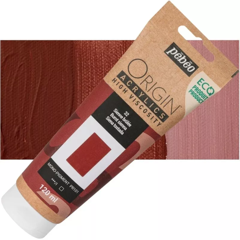 ORIGIN Acrylics (Pébéo) 120ml - varianty - 32 Burnt Sienna Pebeo