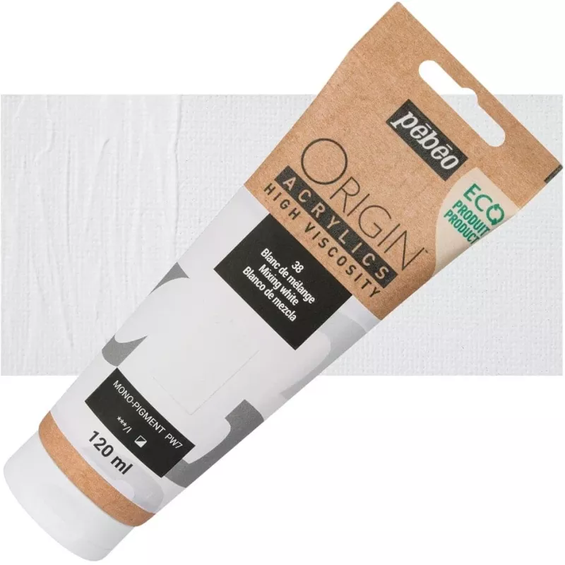 ORIGIN Acrylics (Pébéo) 120ml - varianty - 38 Mixing White Pebeo