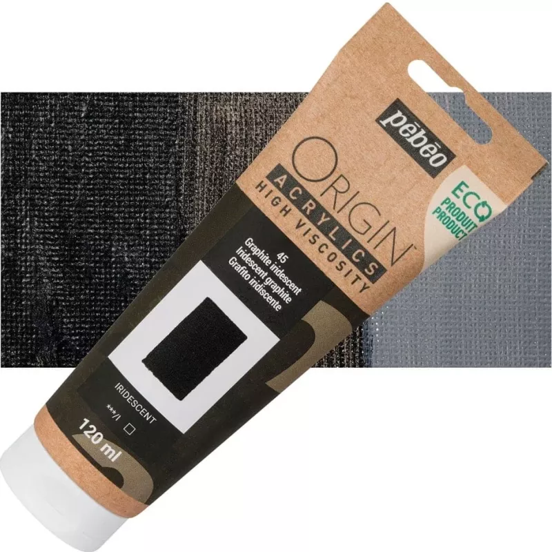 ORIGIN Acrylics (Pébéo) 120ml - varianty - 45 Iridescent Graphite Pebeo