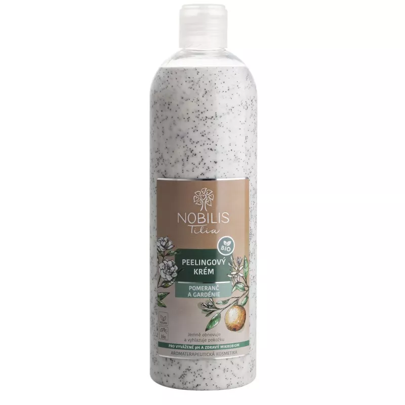 Peelingový krém Pomeranč a gardénie 500 ml Nobilis Tilia