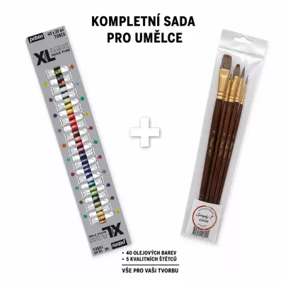 Sada olejových barev (Pébéo) - 40x20ml 