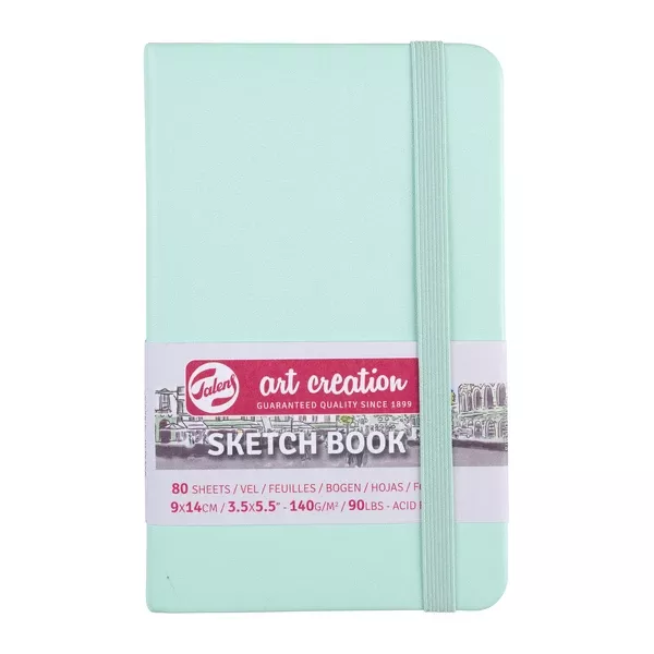 Skicák v pevné vazbě Art Creation - MINT 140g - varianty