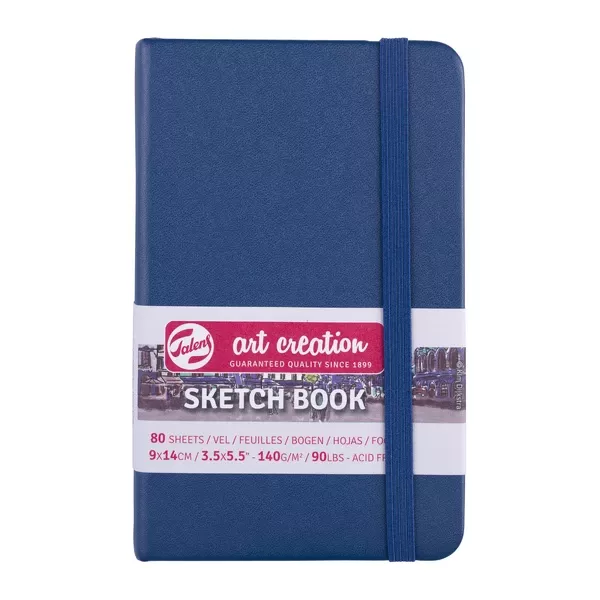 Skicák v pevné vazbě Art Creation - Tmavě modrý 140g - varianty