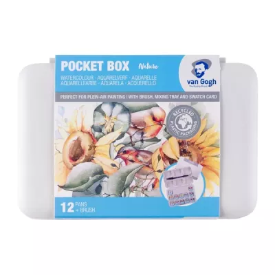 Akvarel. plast. sada VG Shades of Natur - 12 ks