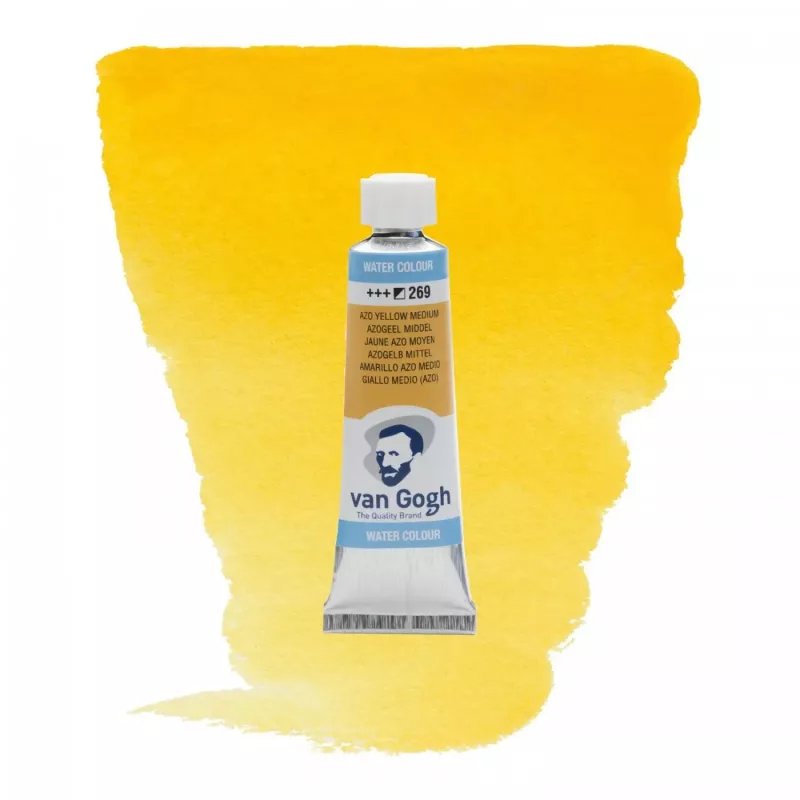 Akvarelová barva v tubě 10ml (Van Gogh) - varianty - 269 AZO YELLOW MEDIUM