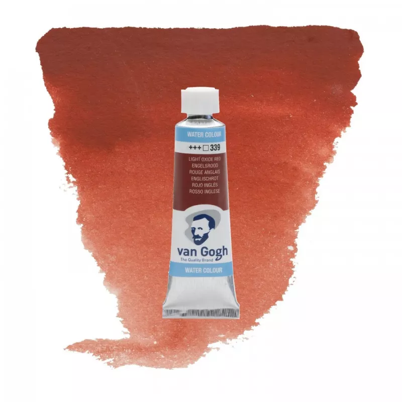 Akvarelová barva v tubě 10ml (Van Gogh) - varianty - 339 LIGHT OXIDE RED