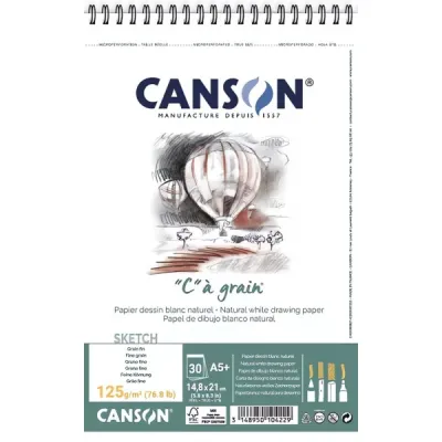 "C" à grain skicák - (125g/m2, 30 archů) Canson