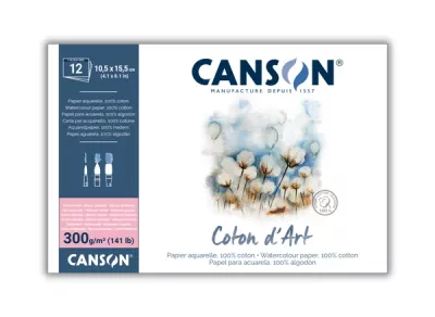 Canson Coton d’Art, lepený Bavlna - HP 300g - varianty Canson Coton d’Art, lepený Bavlna - HP 300g - varianty
