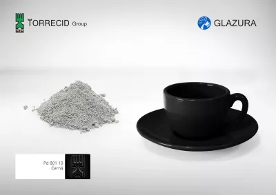 Lesklá glazura - (1kg) - černá