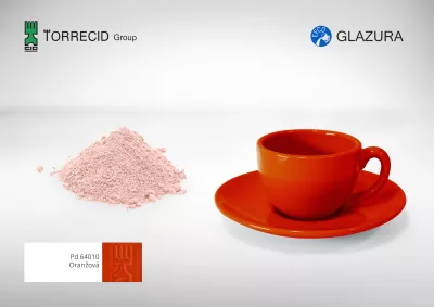 Lesklá glazura - (1kg) - Oranžová