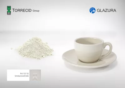 Lesklá glazura - (1kg) - smetanově bílá