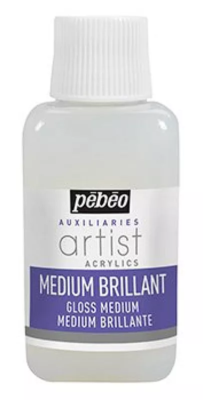 Lesklé médium pro akrylové barvy - různé velikosti - Lesklé médium pro akrylové barvy 250 ml Pebeo