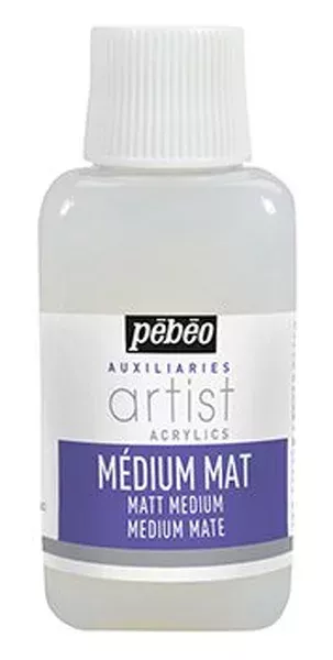 Matné médium pro akrylové barvy - různé velikosti - Matné médium pro akrylové barvy 250 ml Pebeo