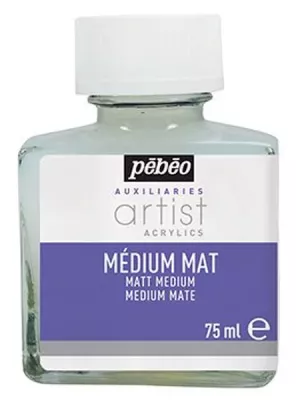 Matné médium pro akrylové barvy - různé velikosti Pebeo