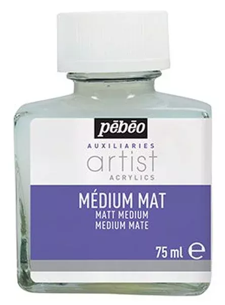 Matné médium pro akrylové barvy - různé velikosti Pebeo