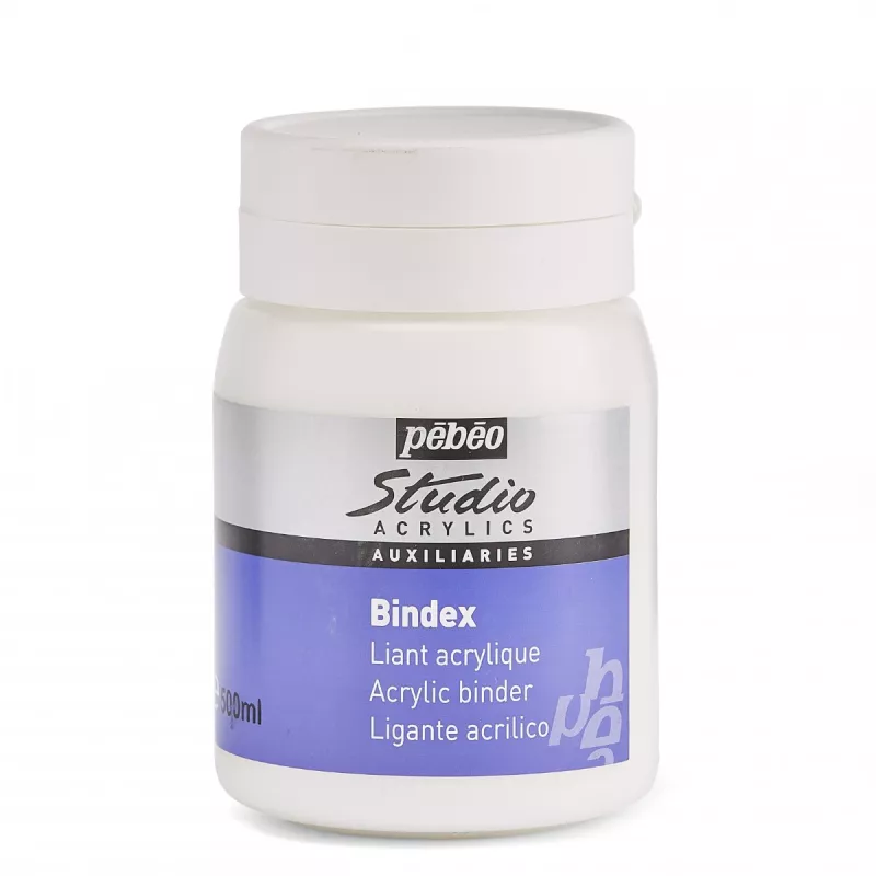 Studio Bindex lesklý pro akrylové barvy - různé velikosti - Studio Bindex lesklý pro akrylové barvy 500 ml Pebeo
