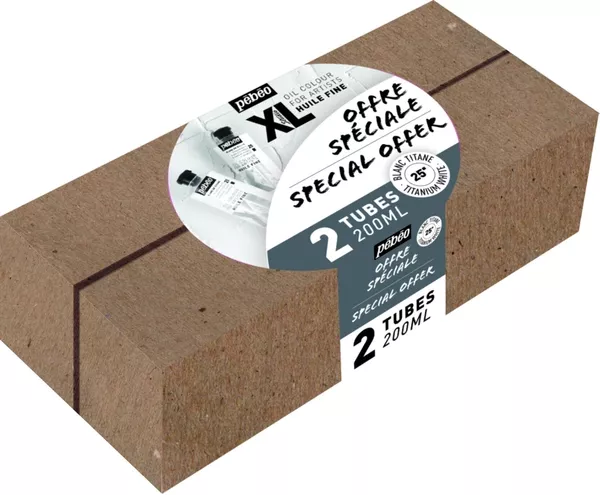 Studio XL 200 ml - 25 Titanium white - 2ks Pebeo
