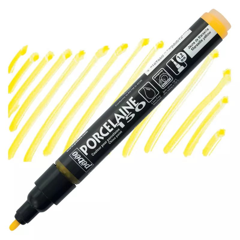 Vypalovací fixy na keramiku - klasický hrot 1,2mm Pebeo