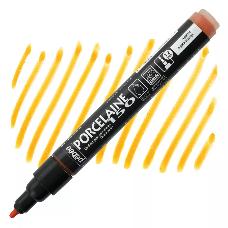 Vypalovací fixy na keramiku - klasický hrot 1,2mm - 02 Coral Pebeo