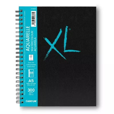 XL Book Aquarelle skicák kr.vazba 34l CP 300g - varianty Canson
