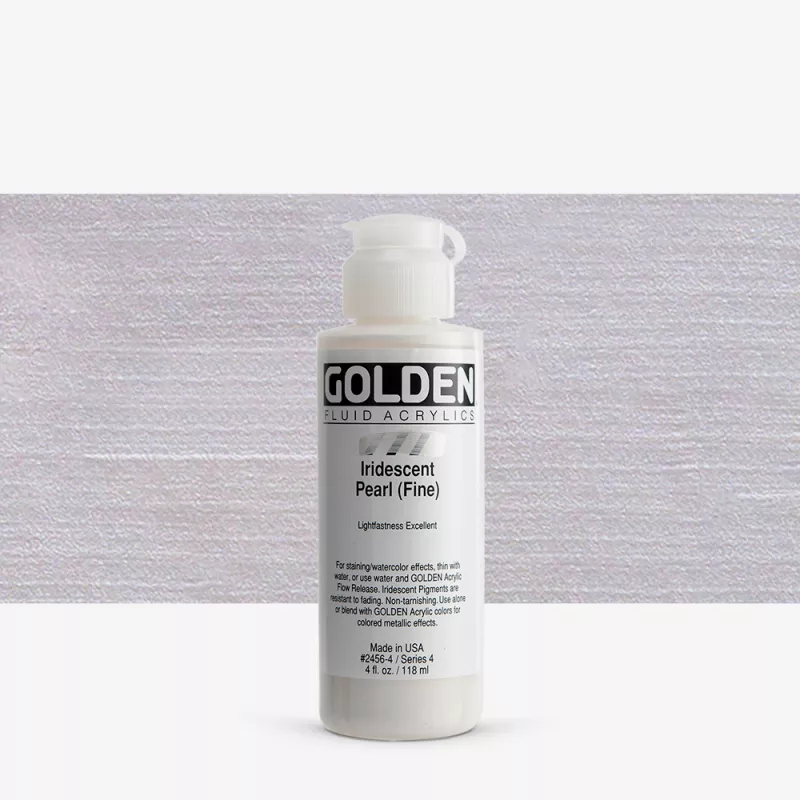 Akrylová barva Golden FLUID 118 ml - varianty - Iridescent Pearl (Fine) 2456