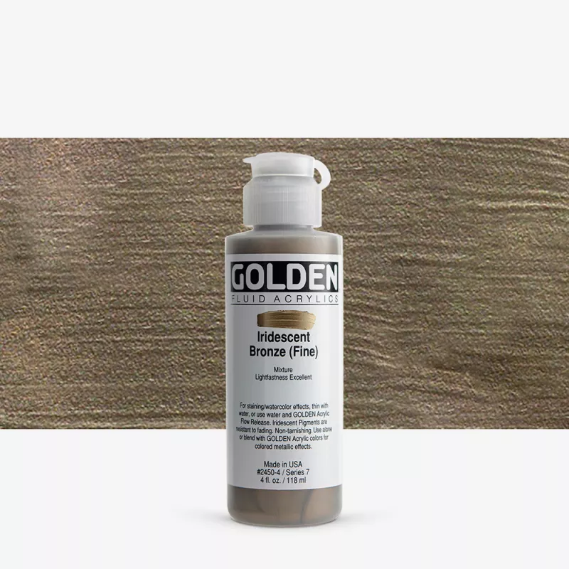 Akrylová barva Golden FLUID 118 ml - varianty - Iridescent Bronze (Fine) 2450