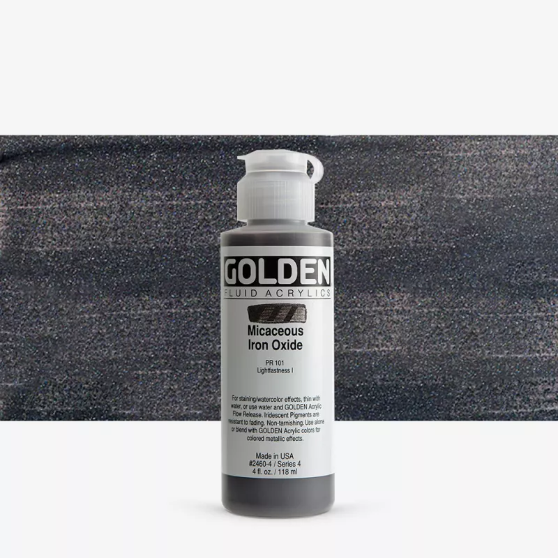 Akrylová barva Golden FLUID 118 ml - varianty - Micaceous Iron Oxide 2460
