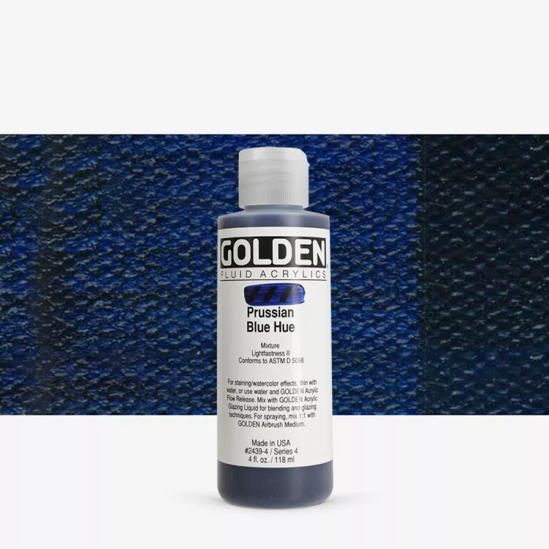 Akrylová barva Golden FLUID 118 ml - varianty - Prussian Blue Hue 2439