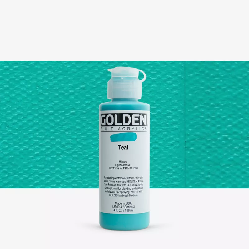Akrylová barva Golden FLUID 118 ml - varianty - Teal 2369