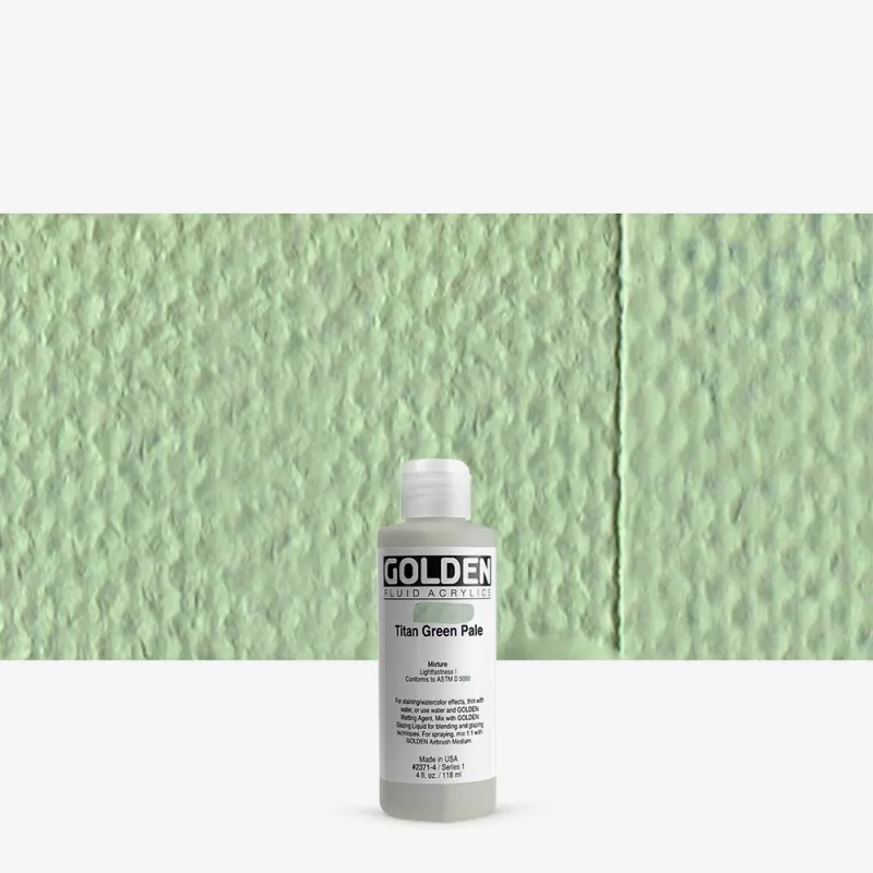 Akrylová barva Golden FLUID 118 ml - varianty - Titan Green Pale 2371