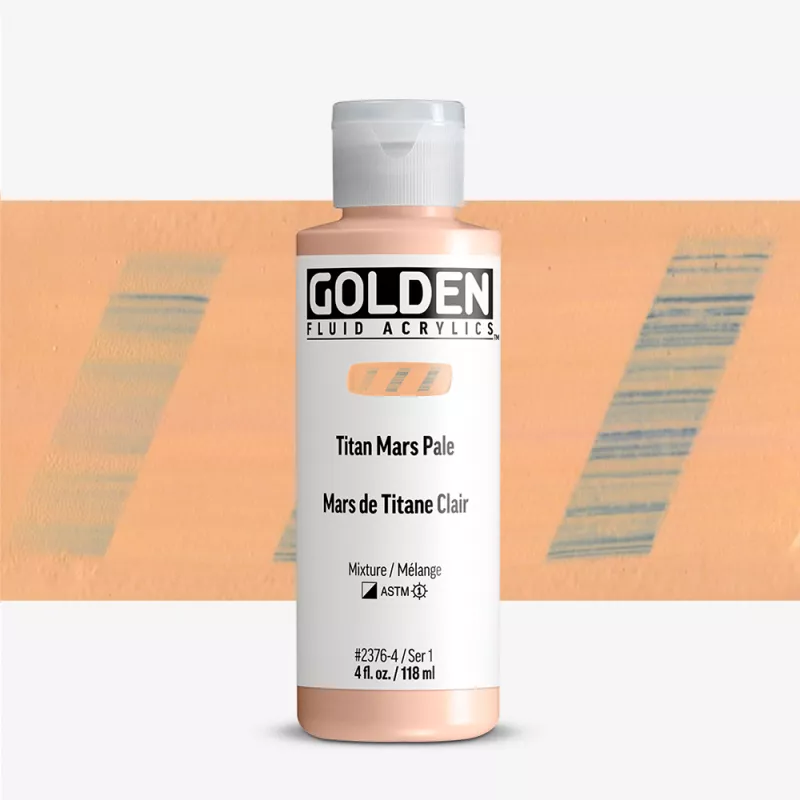 Akrylová barva Golden FLUID 118 ml - varianty - Titan Mars Pale 30ML 2376