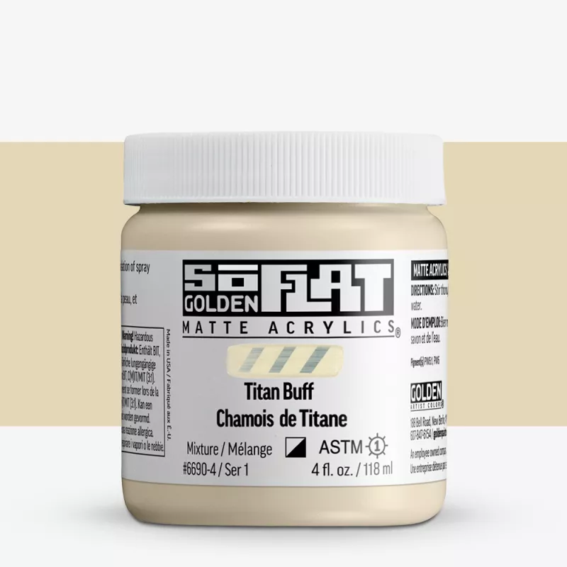Akrylová barva Golden SoFlat Matte 59 ml - varianty - 6690 Titan Buff