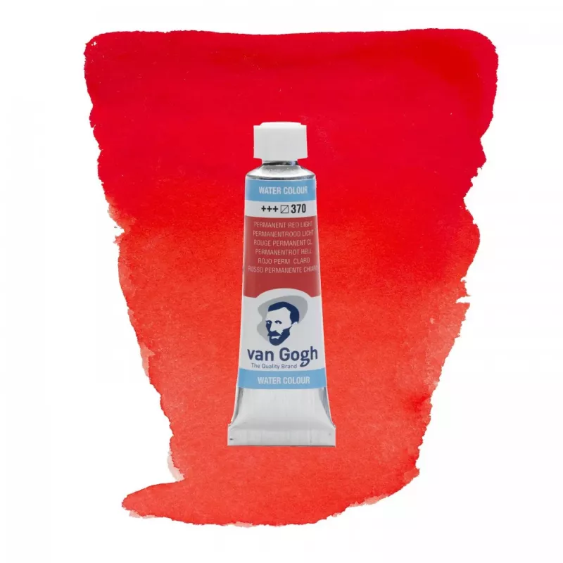 Akvarelová barva v tubě 10ml (Van Gogh) - varianty - 370 PERM. RED LIGHT