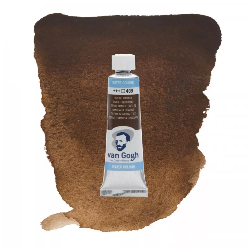 Akvarelová barva v tubě 10ml (Van Gogh) - varianty - 409 BURNT UMBER