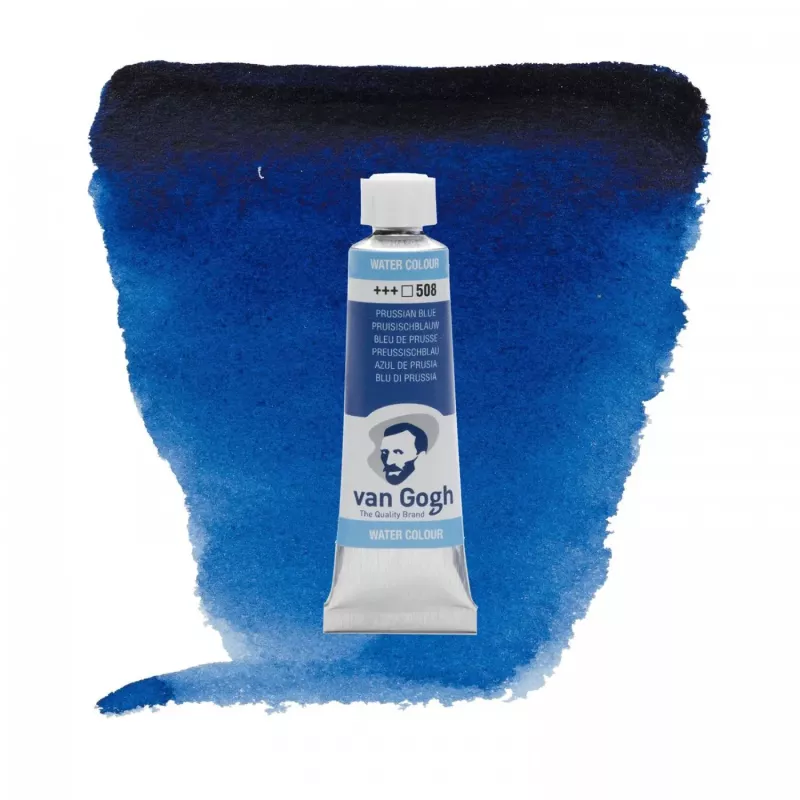 Akvarelová barva v tubě 10ml (Van Gogh) - varianty - 508 PRUSSIAN BLUE
