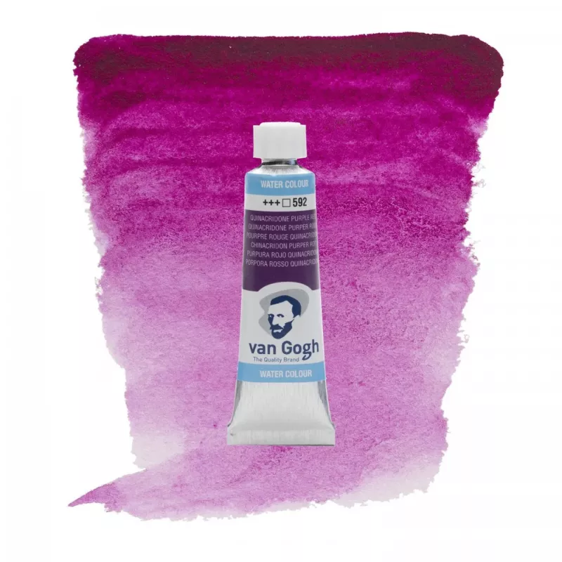 Akvarelová barva v tubě 10ml (Van Gogh) - varianty - 592 QUINAPURPLE RED