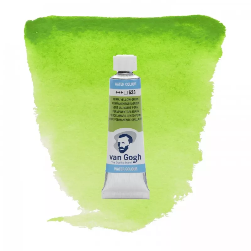 Akvarelová barva v tubě 10ml (Van Gogh) - varianty - 633 PERM. YELLOWISH GREEN
