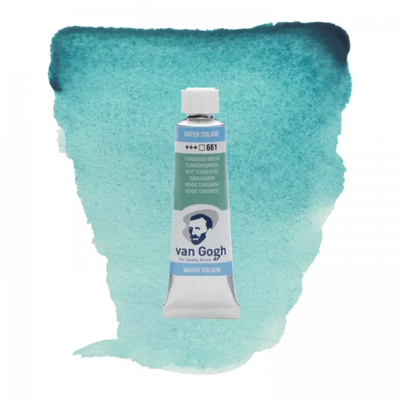 Akvarelová barva v tubě 10ml (Van Gogh) - varianty - 661 TURQUOISE. GREEN